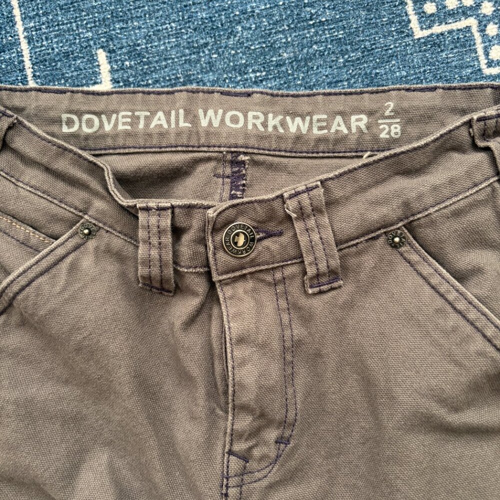 Dovetail Britt Utility Dark Grey Canvas - Picture 3 of 7
